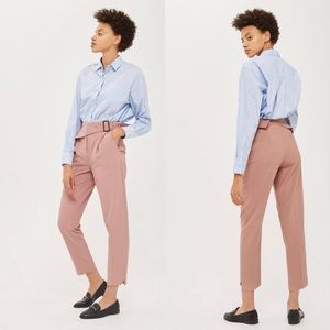 Topshop Ruffle Detail Peg Trousers/Pants Sz 12